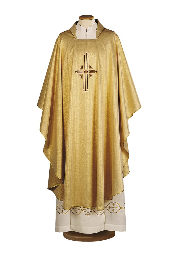 Gold Chasuble #65-000470ORO 100% polyester