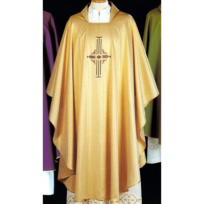 Chasuble #65-000470ORO gold 100% polyester