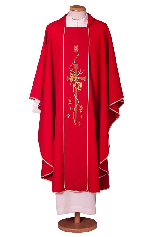 Chasuble Rouge #65-002802 100% polyester Chasuble Rouge #65-002802 100% polyester