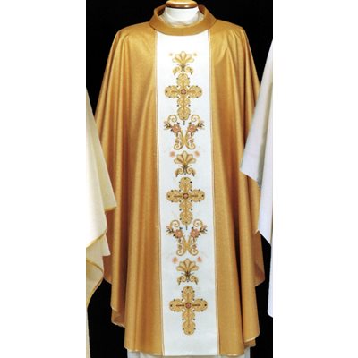 Chasuble #65-026326ORO gold 100% wool