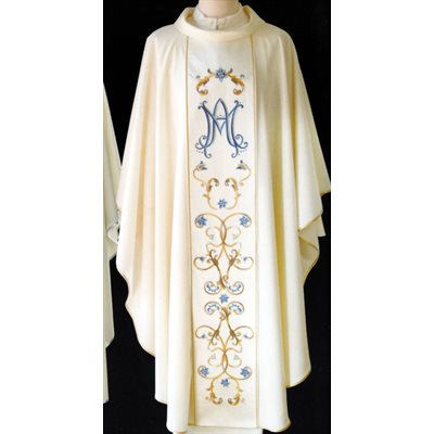 Marial Chasuble #65-027108-M 100% wool