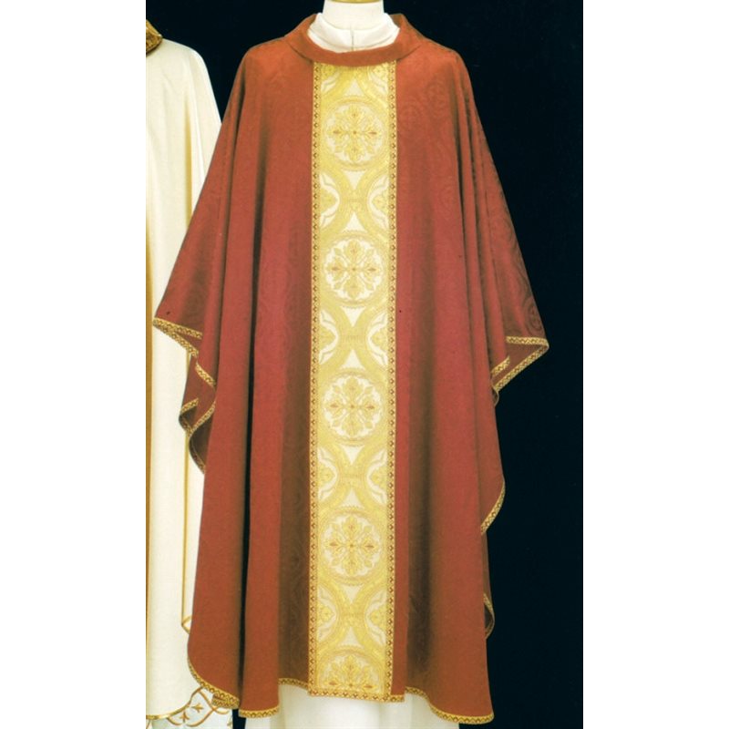 Chasuble #65-043010 damask fini moiré (4 couleurs disponible