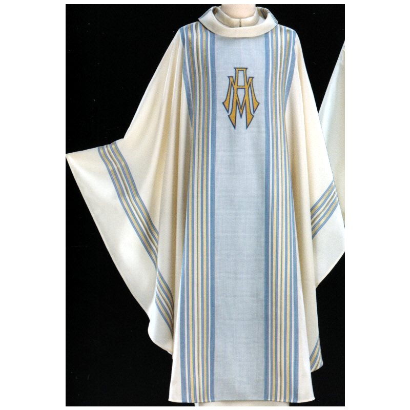 Marial Chasuble #65-049016M wool / acrylic / lurex