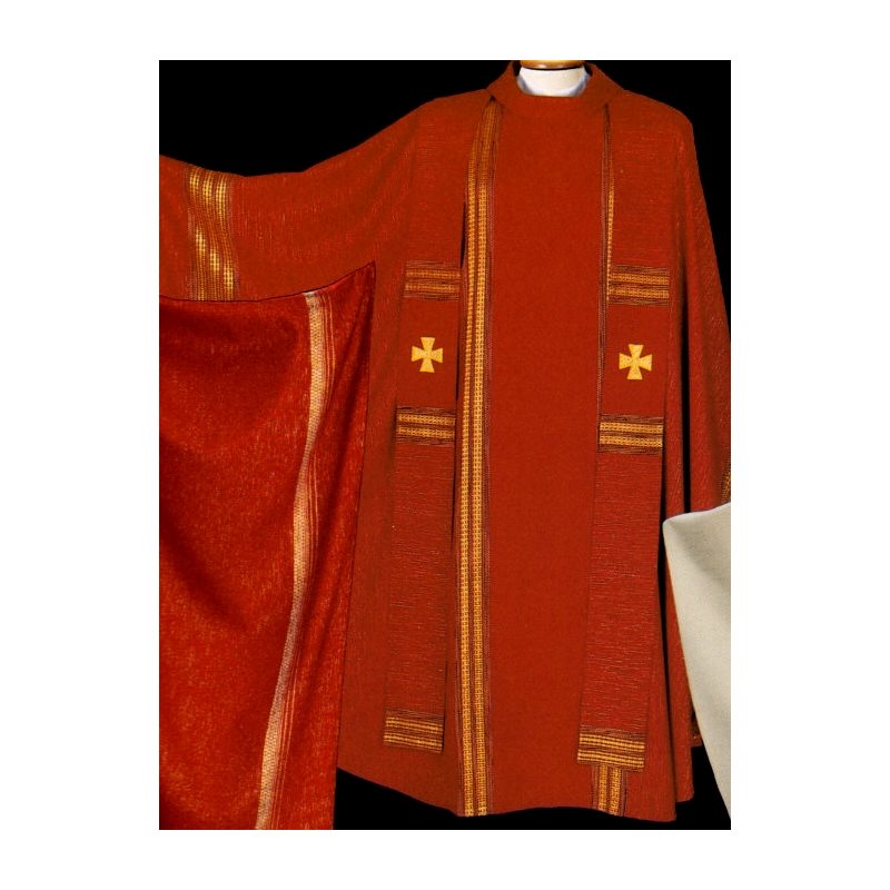 Chasuble #65-049030 en laine et lurex (4 couleurs disponible