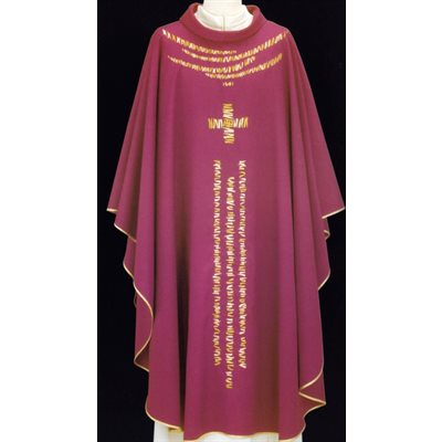 Chasuble #65-099412 100% laine (4 couleurs disponibles)