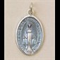 Médaille miraculeuse émaillée bleu 3 / 4" (1.9 cm)