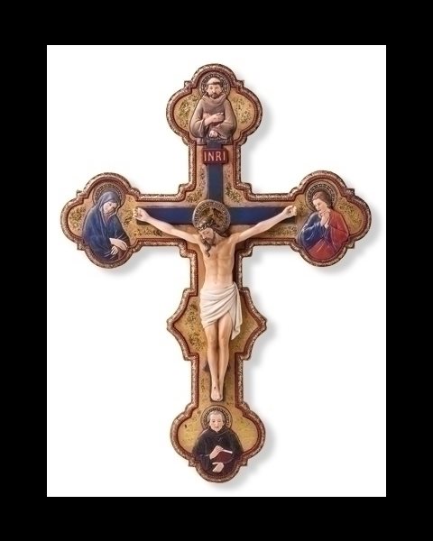 Resin Orcagnesque Crucifix 14.5" (37 cm)