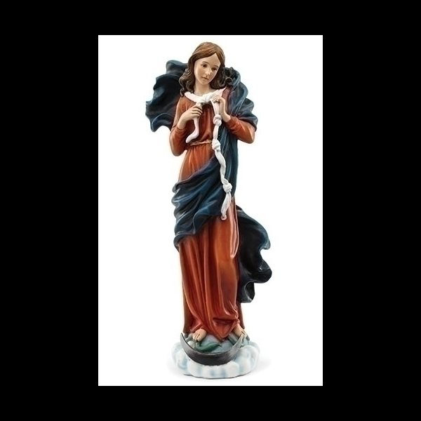 Statue Marie qui défait les noeuds 18.25" en résine