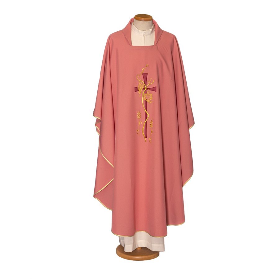 Pink Chasuble #65-000406 100% polyester