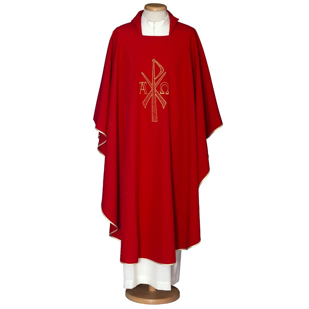 Chasuble Rouge #65-000451 100% polyester