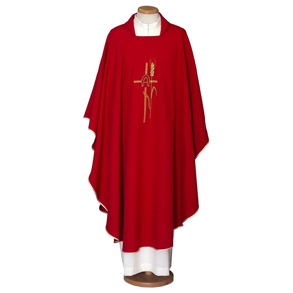 Red Chasuble #65-000461 100% polyester