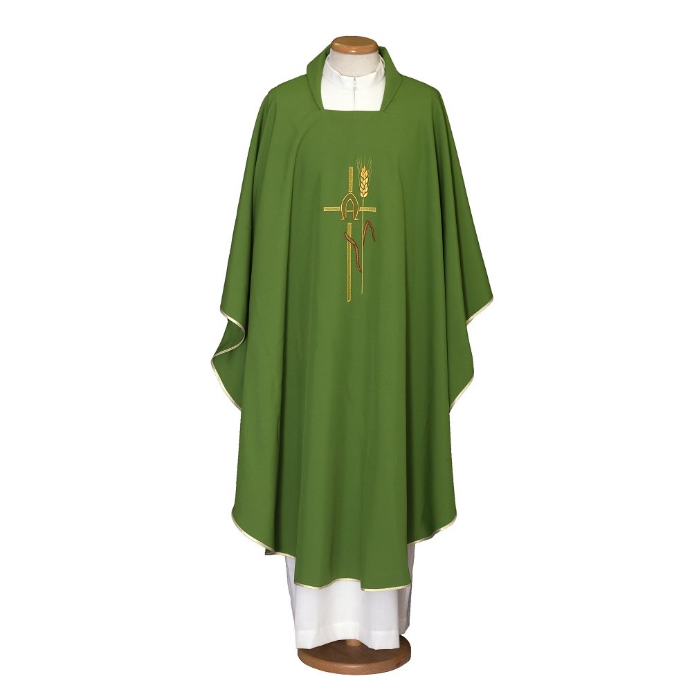 Chasuble Verte #65-000461 100% polyester