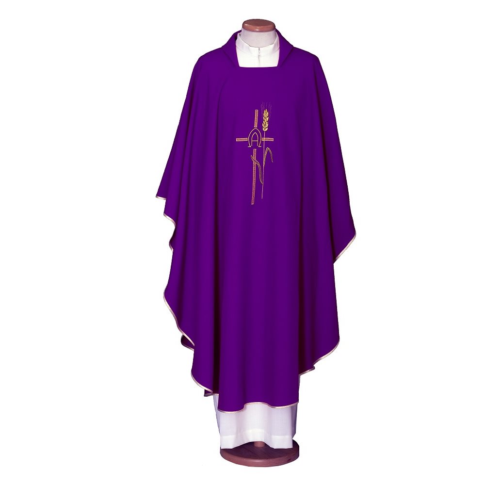 Chasuble Violette #65-000461 100% polyester