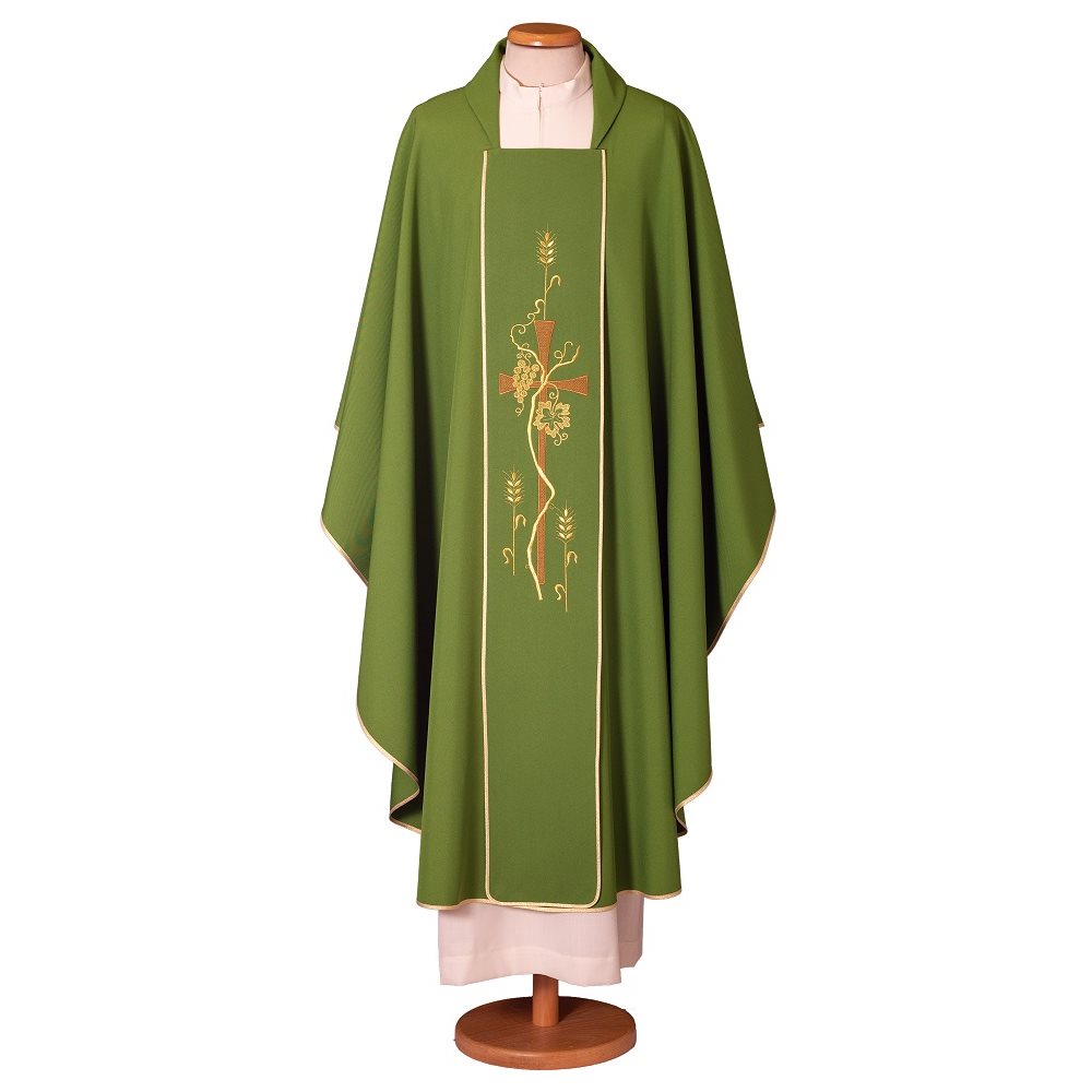 Chasuble Verte #65-002802 100% polyester