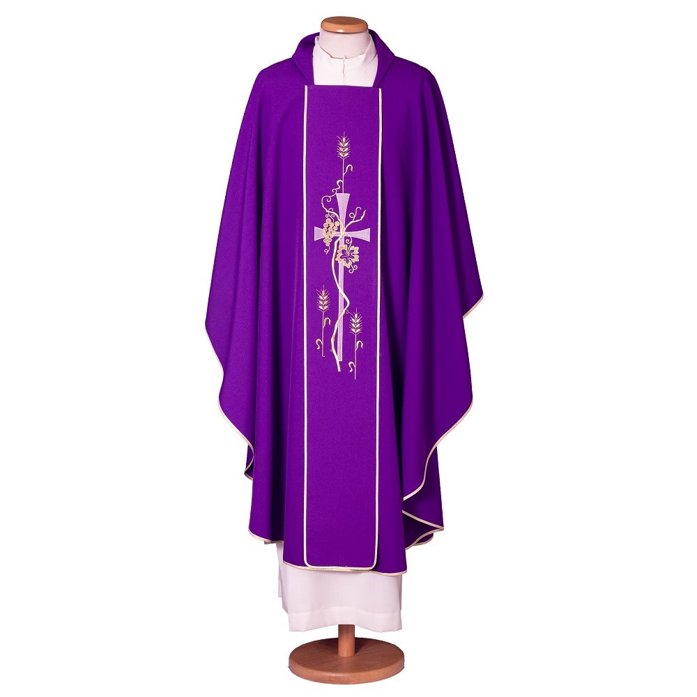 Chasuble Violette #65-002802 100% polyester