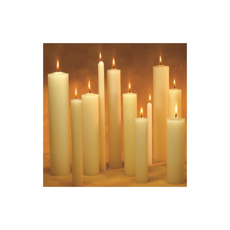 Altar candle 1 1 / 4" x 12" Socket
