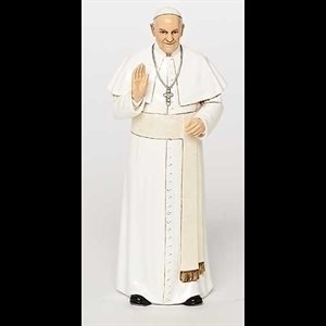 Pope Francis Resin Statue, 6.25" (16 cm) Ht.