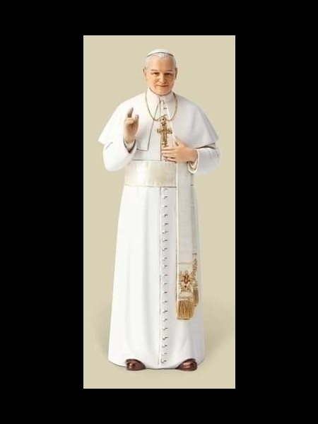 Statue Pape Jean-Paul II 6 .25" (16 cm) en résine