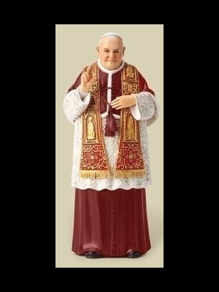 Pope St. John Resin Statue, 6.25" (16 cm)