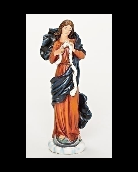 Mary, Untier of Knots Resin Statue 6.75" (17 cm)