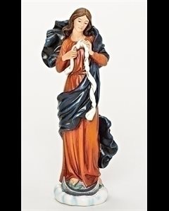 Mary, Untier of Knots Resin Statue 6.75" (17 cm)