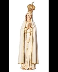 Our Lady of Fatima Statue 7" resin