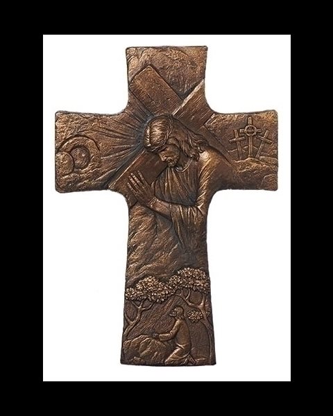 Crucifix 17" en résine