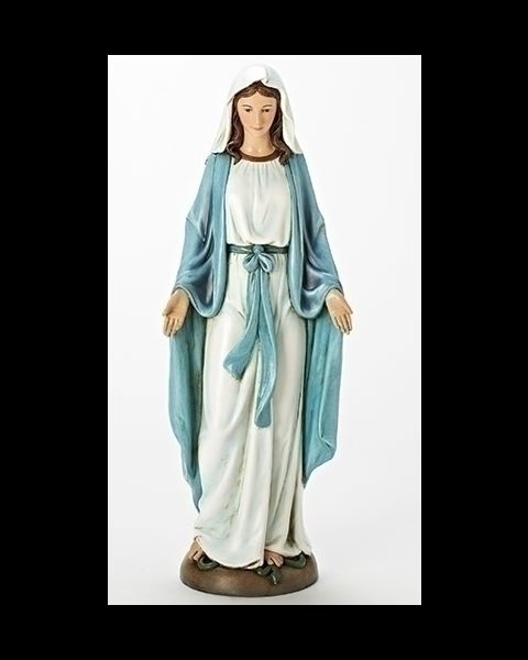 Our Lady of Grace Statue 18 1 / 4" resin