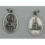 Médaille Sainte Anne Beaupré et la Basilique, métal