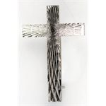 Croix de veston argentée 2,5 cm