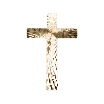Croix de vestion dorée 2,5 cm