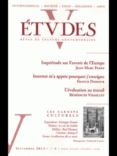 Études 419-3 Septembre 2013 (French book)