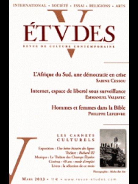 Études 418-3 Mars 2013 (French book)