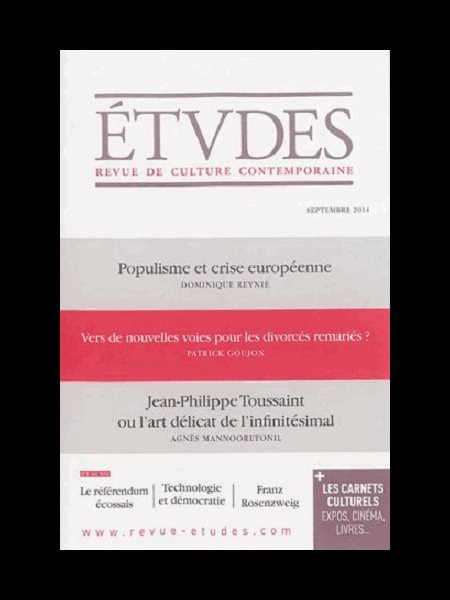 Études 4208 Septembre 2014 (French book)