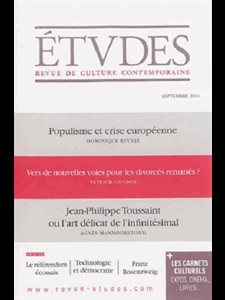 Études 4208 Septembre 2014 (French book)