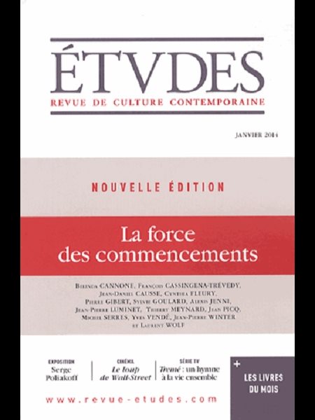 Études 4201 Janvier 2014 (French book)