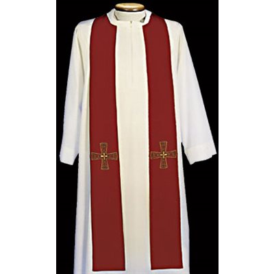Étole de prêtre #80-000453MON (4 couleurs disponibles)