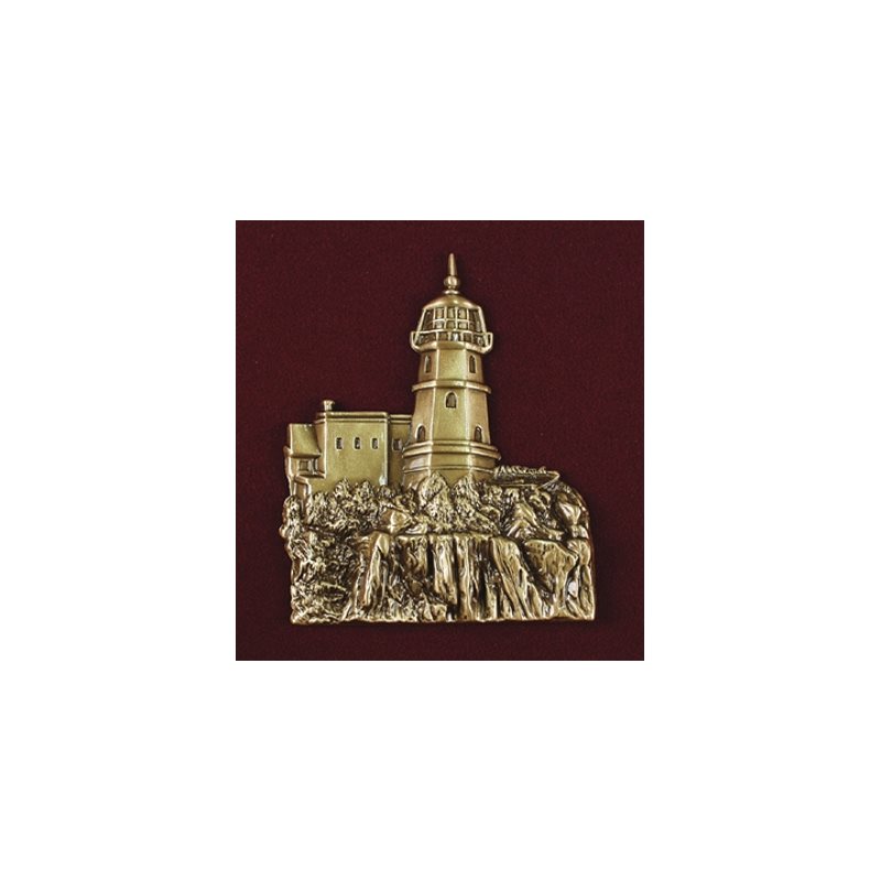 Cliffside Lighthouse Bronze Applique, 5.75" (14.6 cm) Ht.