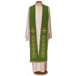 Étole de prêtre #80-000952 Polyester, Verte