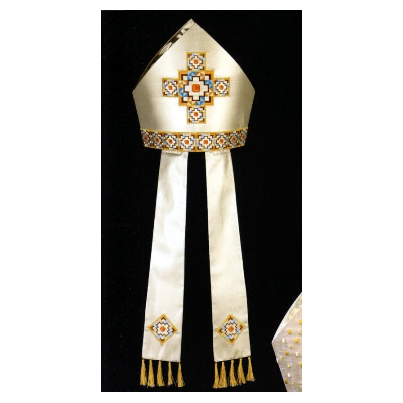 Bishop Mitre 100% silk