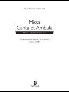 Partition Missa, Canta et Ambula / pqt 10