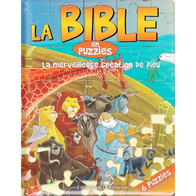 Bible en puzzles: La merveilleuse Création de Dieu