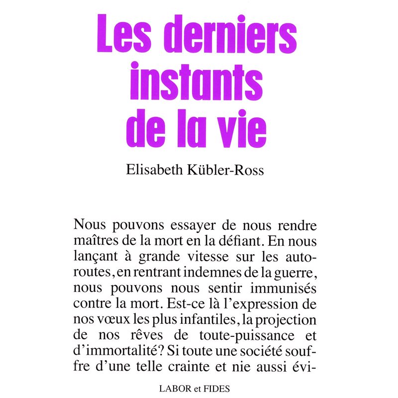 Derniers instants de la vie, Les (French book))