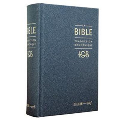 Bible TOB version 2010 rigide bleu nuit (French book)