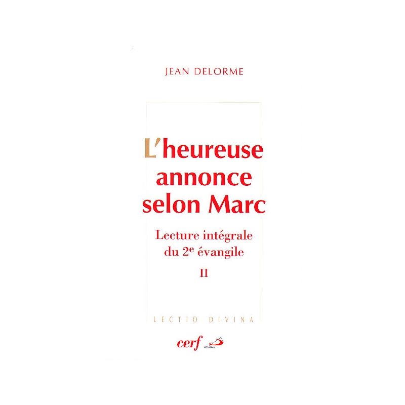 Heureuse annonce selon Marc, L' Tome 2 (French book)