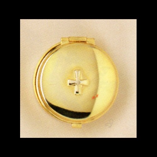 Gold-Plated Pyx, 1.5" (4 cm) dia., 7 Hosts