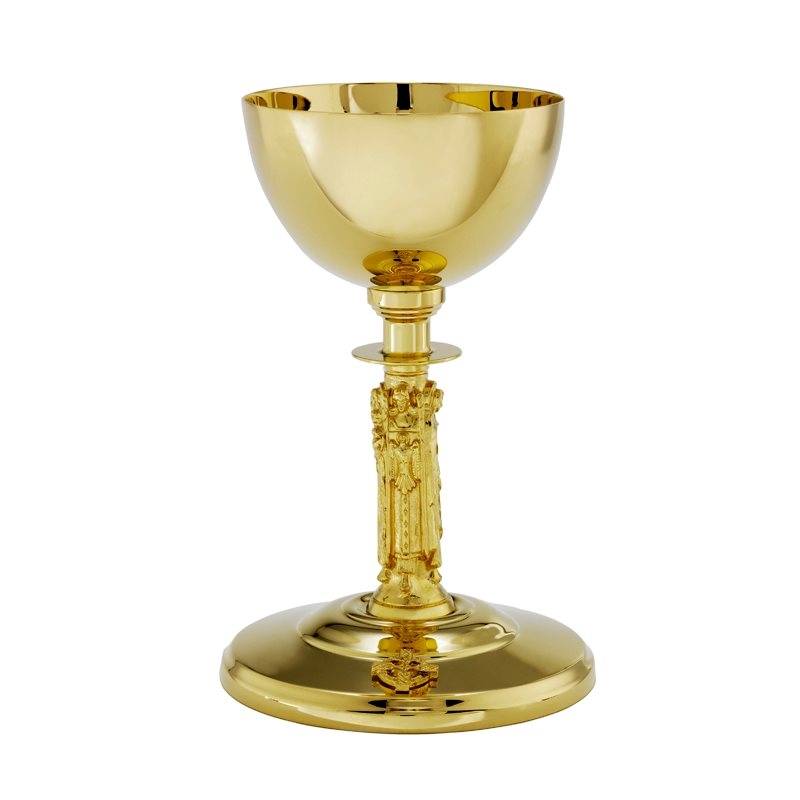 Chalice 7 7 / 8" (20 cm) Ht. w / scale paten, 5.5" (14 cm) Dia.