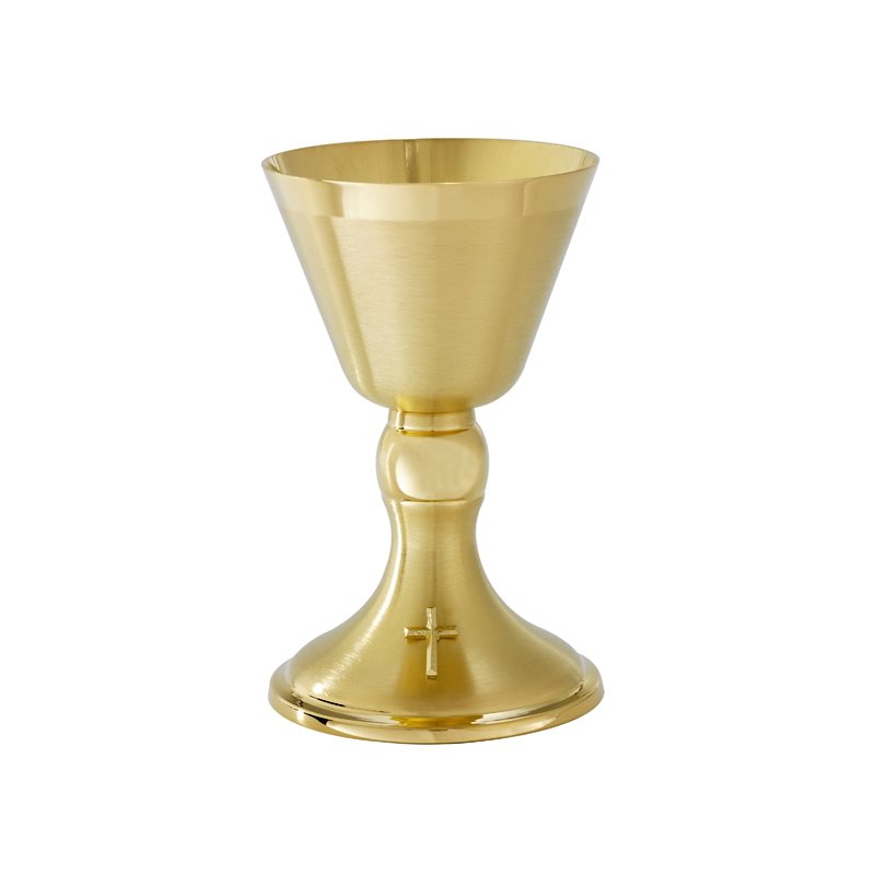 Chalice 6 5 / 8" (16.8 cm) Ht. w / scale paten, 5.5" (14cm) Dia