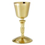 Calice 8.5" (21.6 cm) Ht. et patène 5.5" (14cm) Diamètre