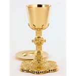 Chalice 9 1 / 8" Ht. w /  deep well paten 5 3 / 8" (13.6 cm) Dia.